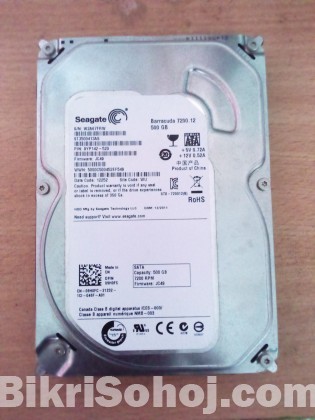 500 gb Hard disk